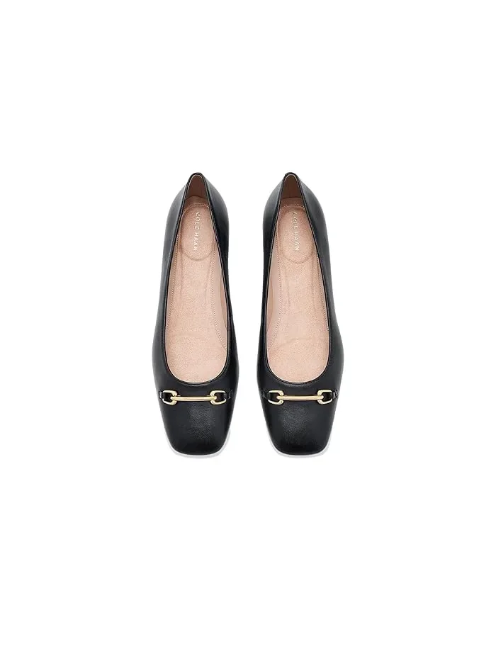 Балетки с лоферной пряжкой Go-to Verley Cole Haan — изображение 2 из 4, черный