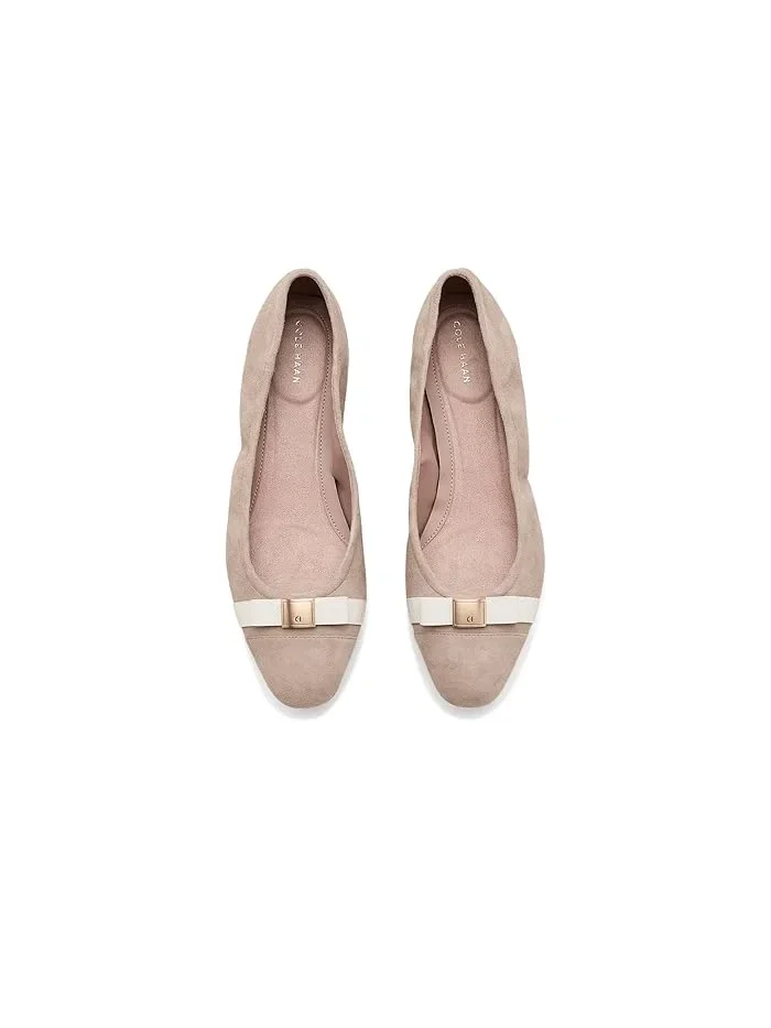 Балетки Go-to Tova Bow Cole Haan — изображение 2 из 4, бежевый