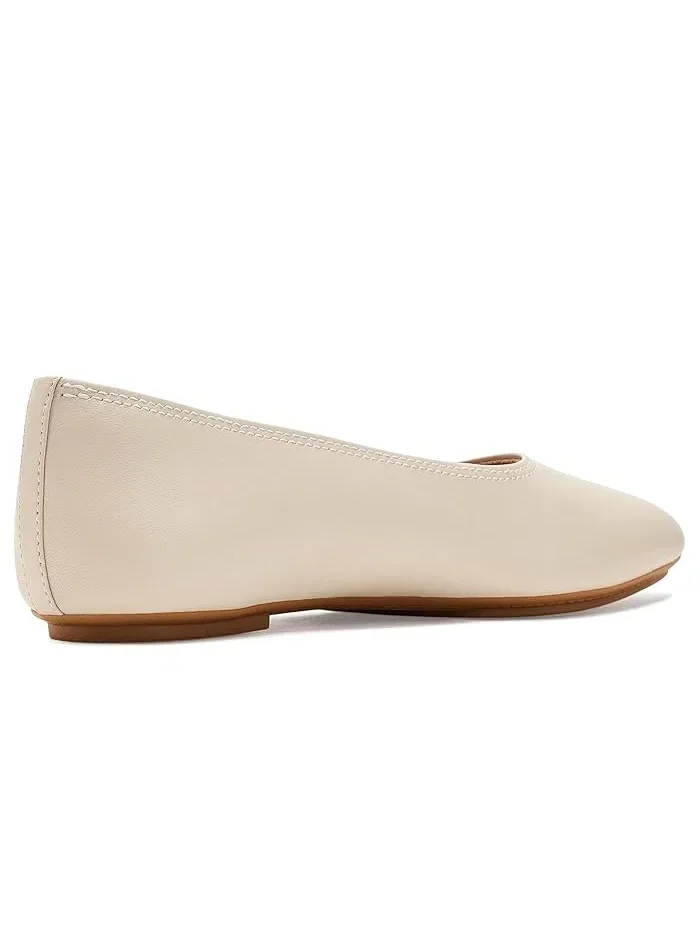 Балетки кожаные Delicato High-Cut FitFlop — изображение 3 из 4, бежевый