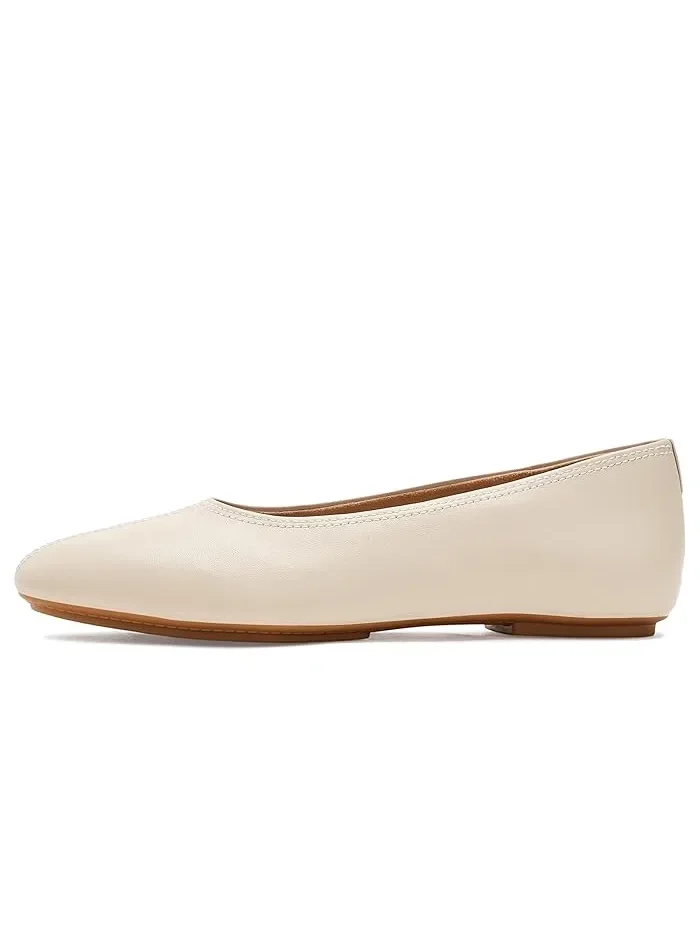 Балетки кожаные Delicato High-Cut FitFlop — изображение 4 из 4, бежевый