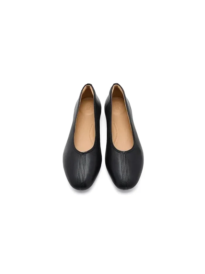 Балетки кожаные высокие Delicato FitFlop — изображение 2 из 4, черный