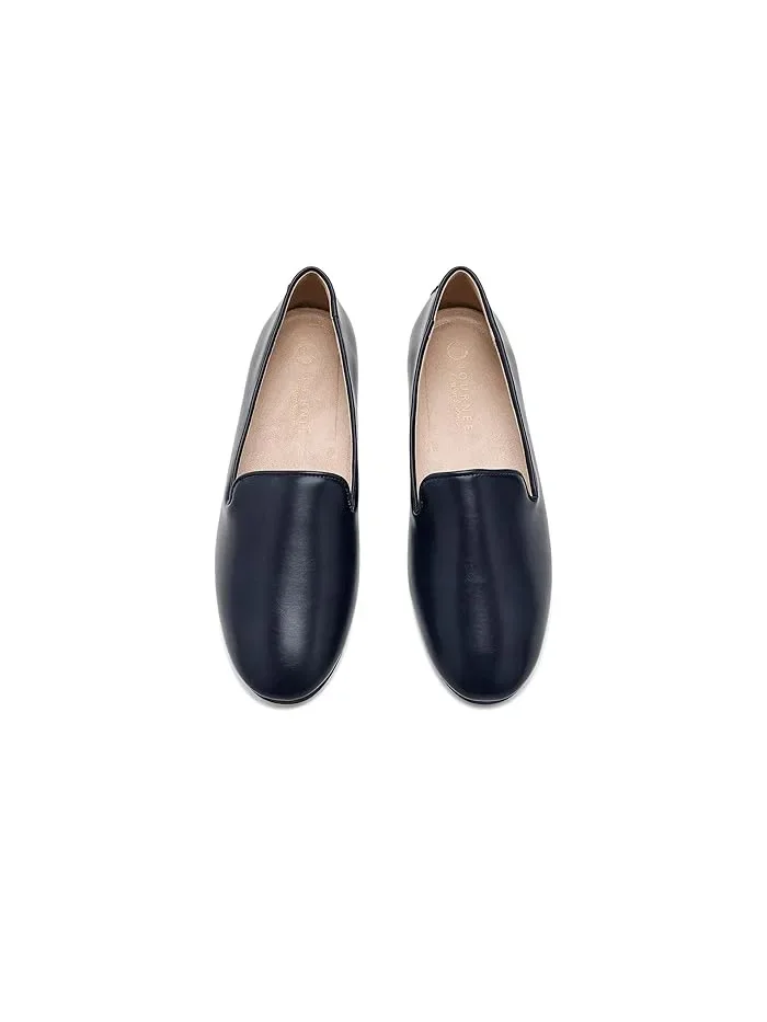 Балетки на плоской подошве с мысом миндалевидной формы Ishani Journee Collection — изображение 2 из 4, коричневый