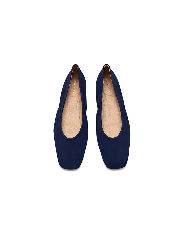 Балетки кожаные Go-To Valinda Cole Haan — изображение 2 из 4, черный