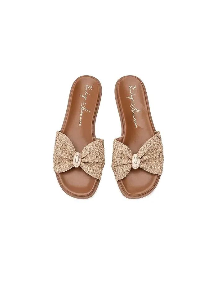 Шлепанцы Yvette Vintage Havana — изображение 2 из 4, бежевый