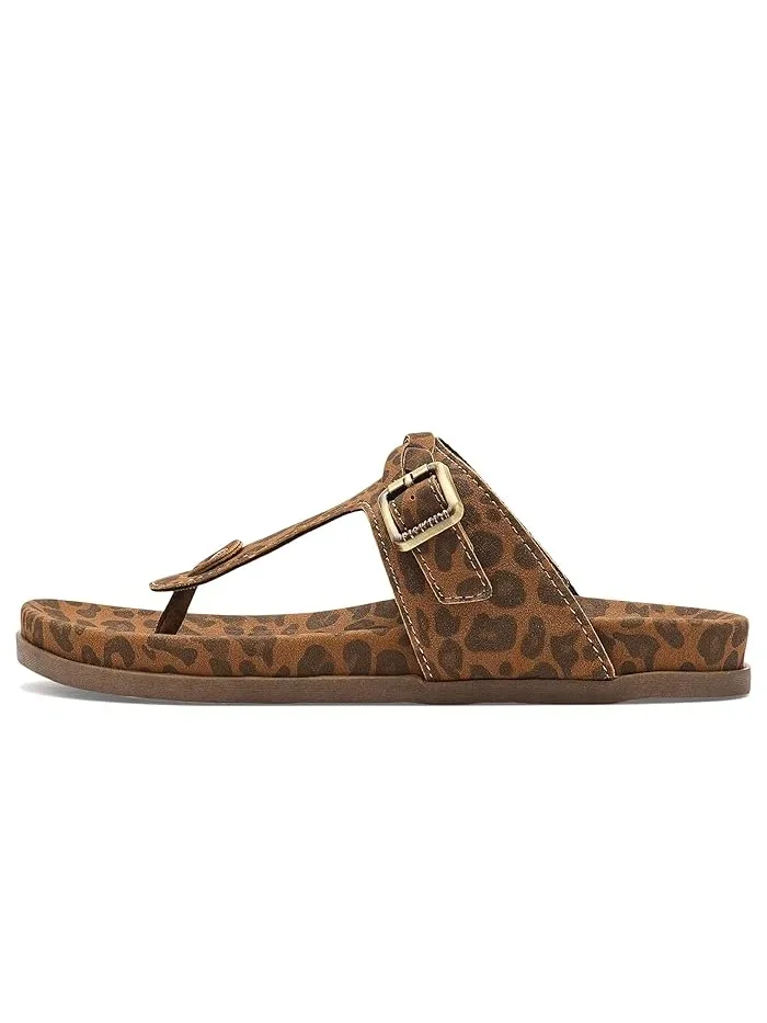 Сандалии-вьетнамки с пряжкой Lakeshore Blowfish Malibu, Leopard — изображение 4 из 4, леопардовый