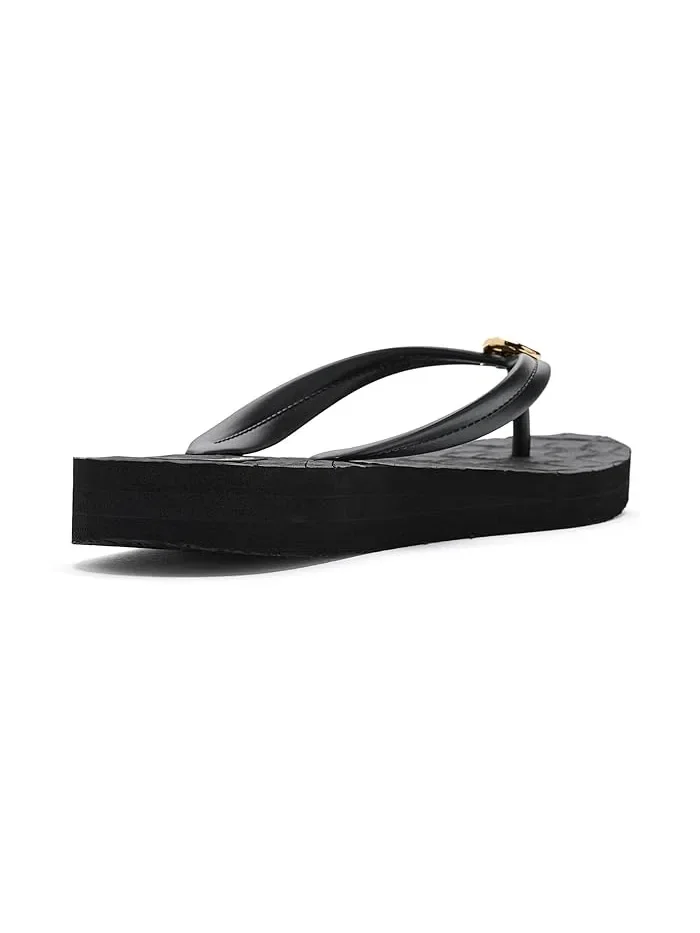 Сандалии-вьетнамки Posie MICHAEL Michael Kors — изображение 3 из 4, черный