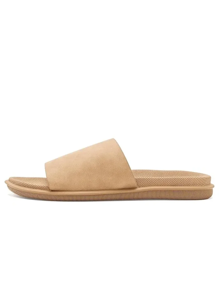 Шлепки кожаные Alden Steve Madden — изображение 4 из 4, тауп