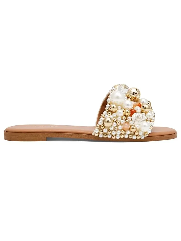Сандалии-Шлепанцы с декором Klio Steve Madden — изображение 4 из 4, мульти