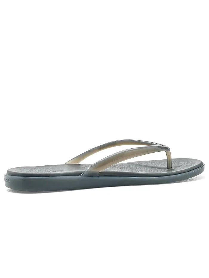Сандалии-вьетнамки Miami Round Toe Crocs, Carbon Jelly — изображение 3 из 4, желе
