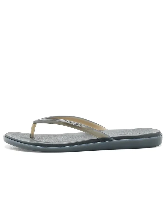 Сандалии-вьетнамки Miami Round Toe Crocs, Carbon Jelly — изображение 4 из 4, желе