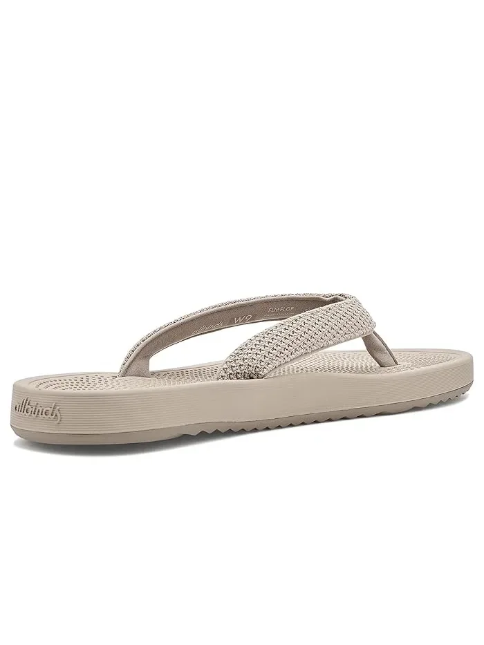 Сандалии с текстурированной пеной Flip Flop Allbirds — изображение 3 из 4, розовый белый