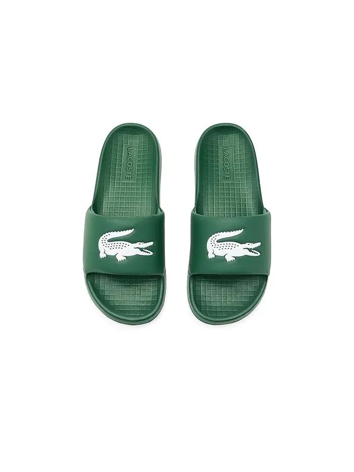 Шлепанцы Serve Slides 1.0 Lacoste — изображение 2 из 4, темный зеленый/белый