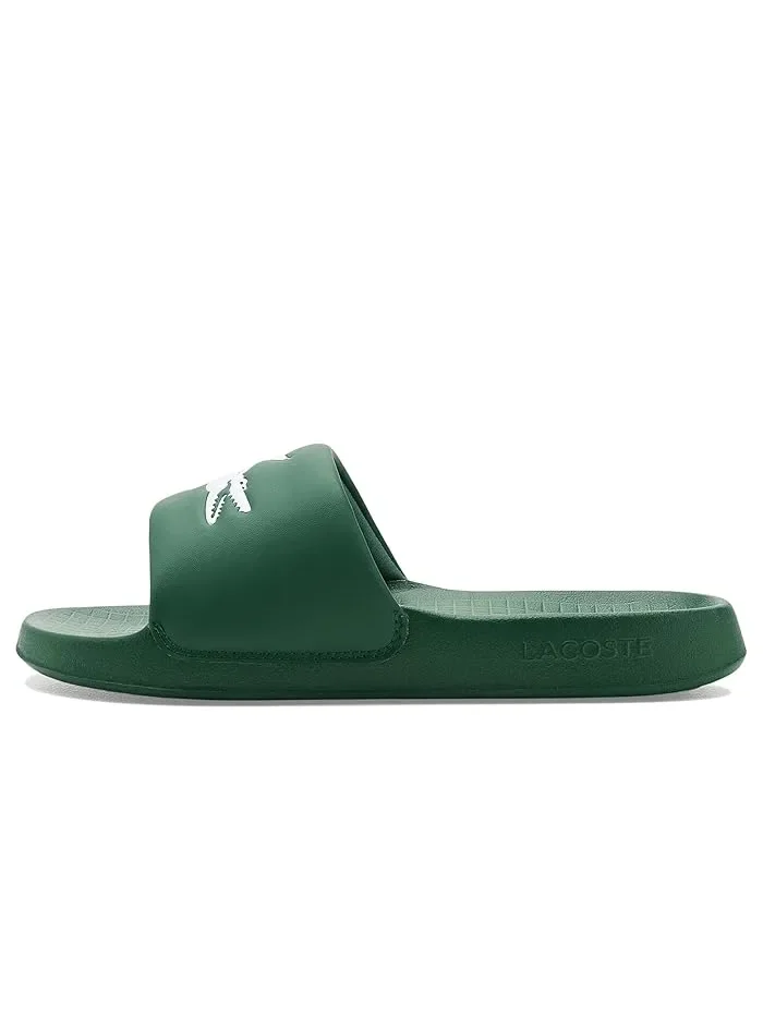 Шлепанцы Serve Slides 1.0 Lacoste — изображение 4 из 4, темный зеленый/белый
