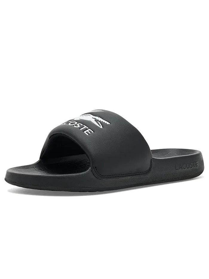 Шлепанцы Serve Slides 1.0 Lacoste — изображение 1 из 4, черный/белый