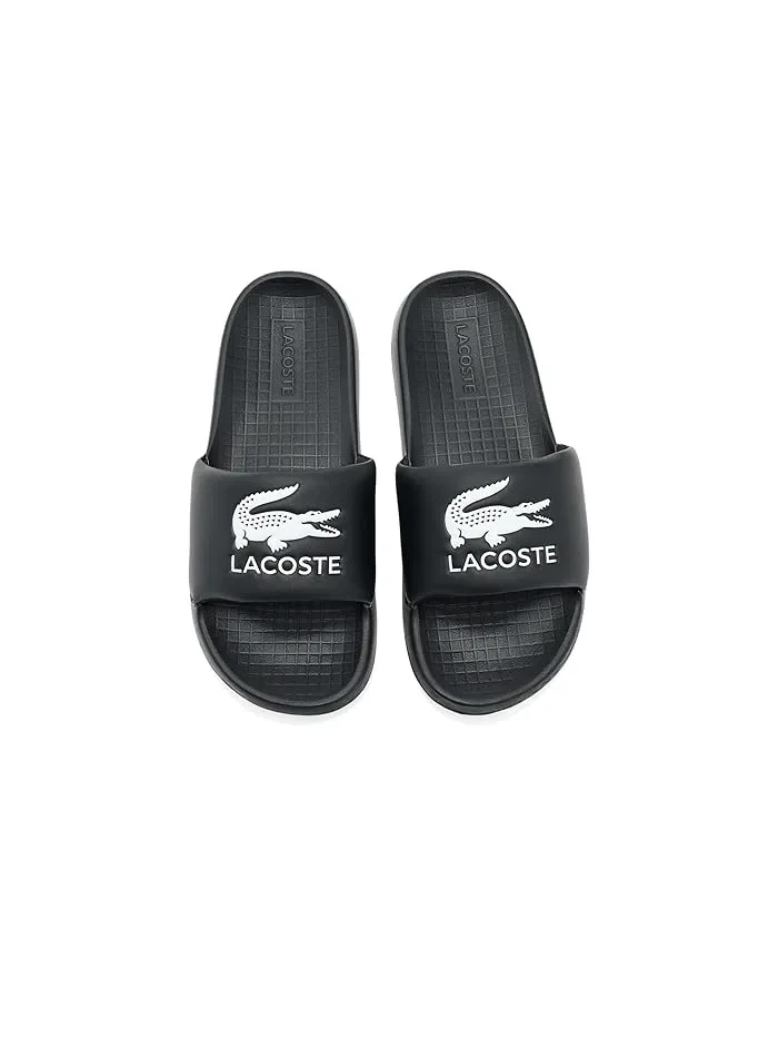 Шлепанцы Serve Slides 1.0 Lacoste — изображение 2 из 4, черный/белый