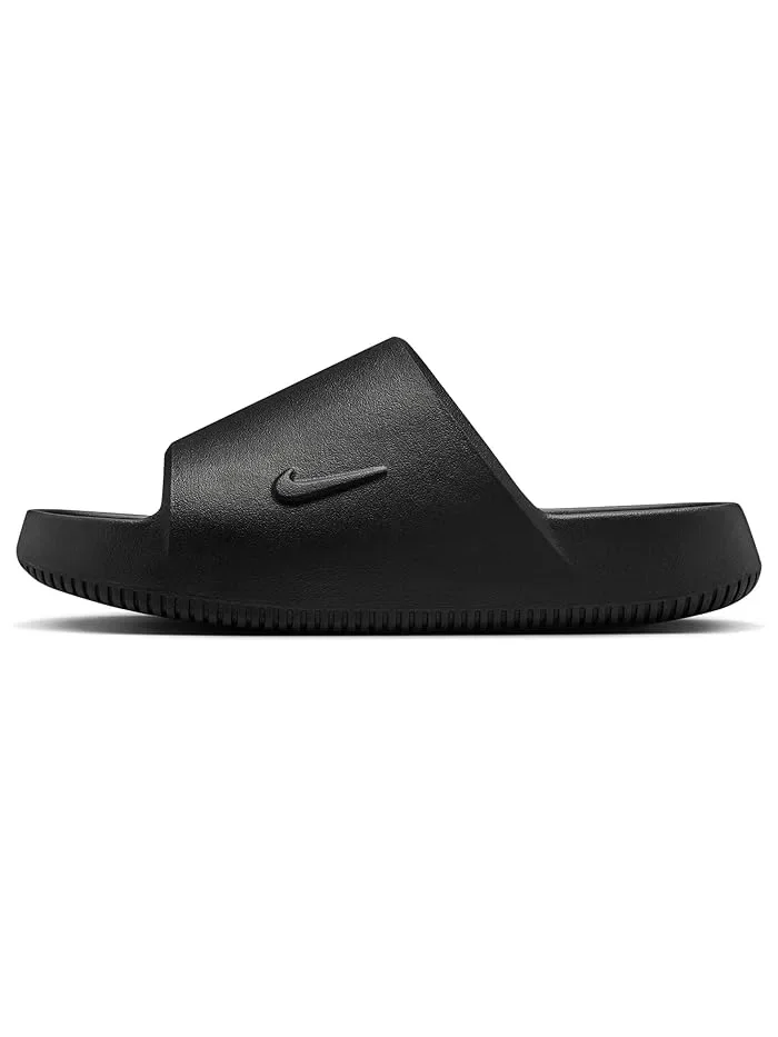 Сандалии-Шлепанцы с контурным дизайном Calm 2.0 Nike — изображение 3 из 4, черный/черный/черный