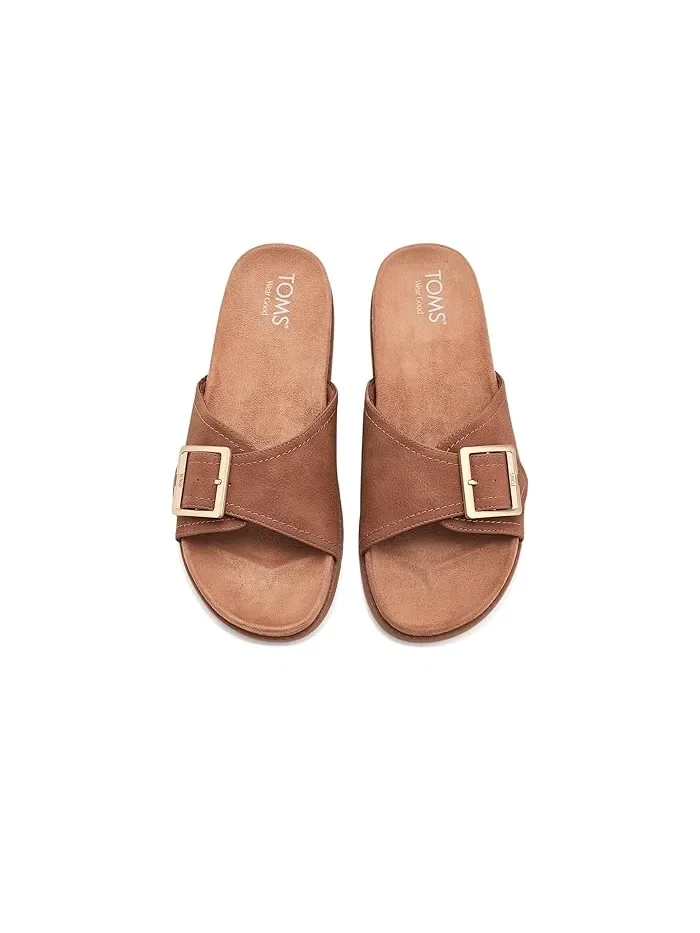 Сандалии-Шлепанцы с вязаным верхом Marin TOMS — изображение 2 из 4, коричневый