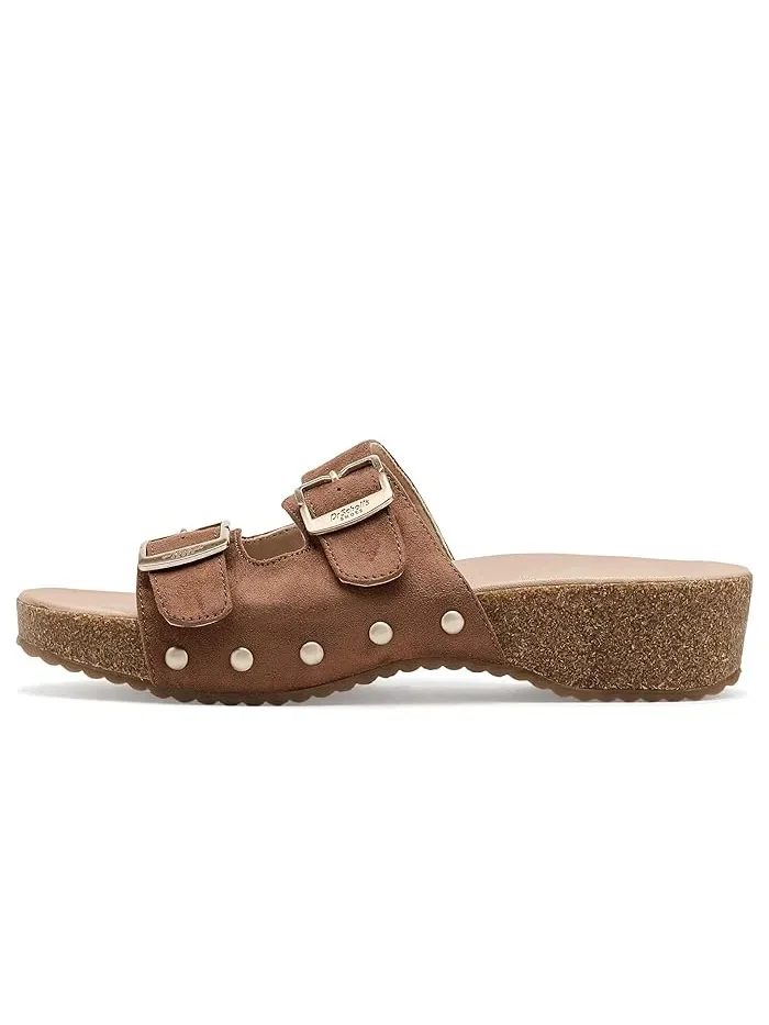 Сандалии платформа Win Flex Slide Dr. Scholl's — изображение 4 из 4, желтый