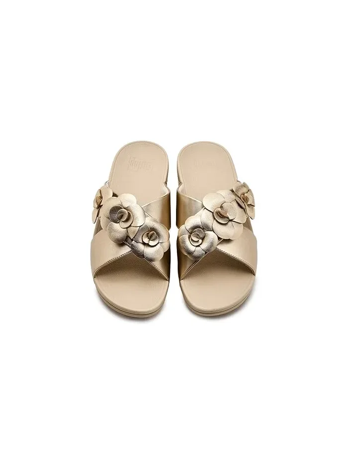 Сандалии Lulu Flower Cross FitFlop — изображение 2 из 4, платиновый