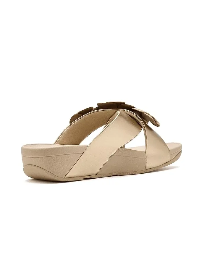 Сандалии Lulu Flower Cross FitFlop — изображение 3 из 4, платиновый