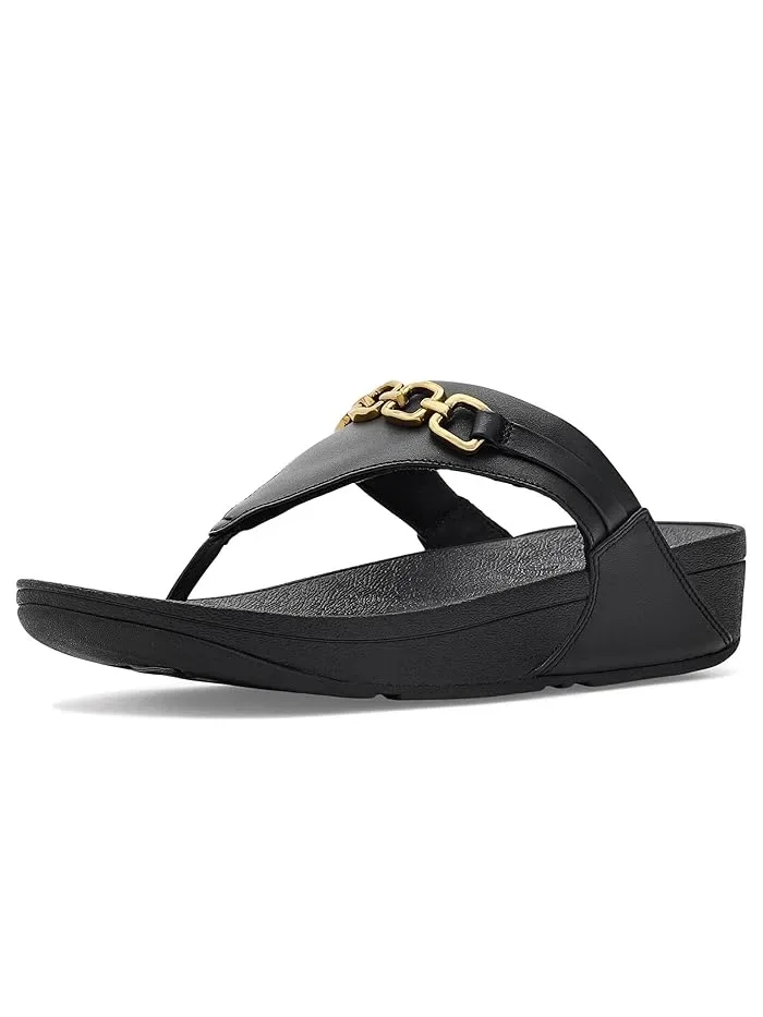 Сандалии с квадратной цепью Lulu FitFlop — изображение 1 из 4, черный