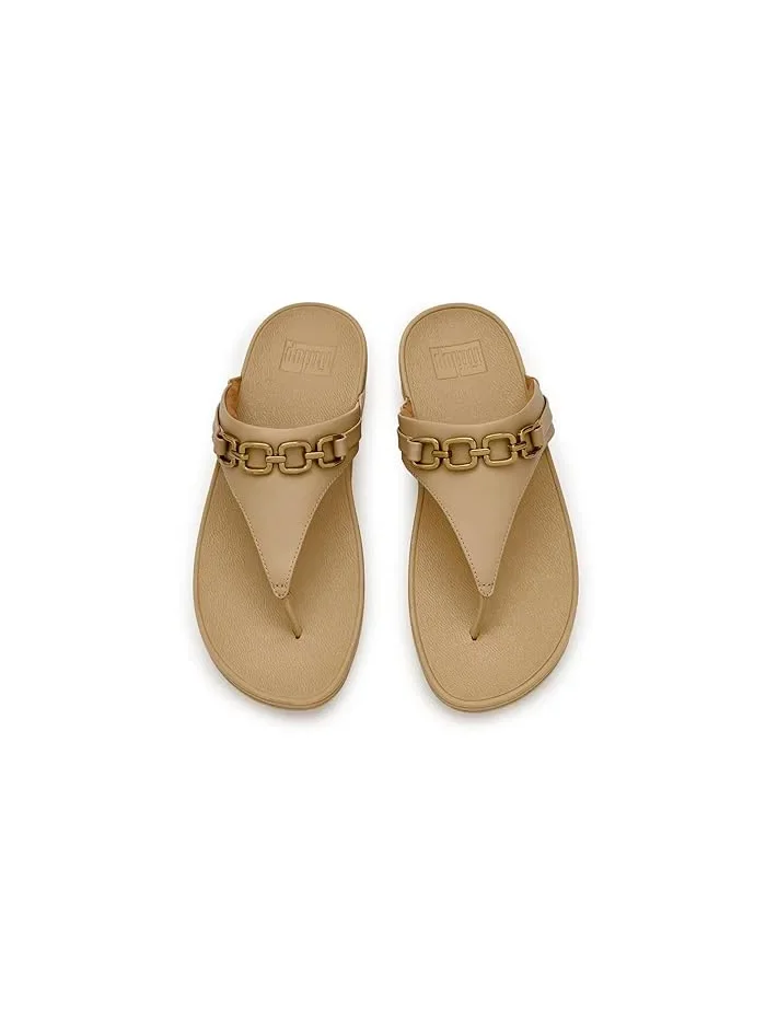 Сандалии с квадратной цепочкой Lulu FitFlop — изображение 2 из 4, капучино