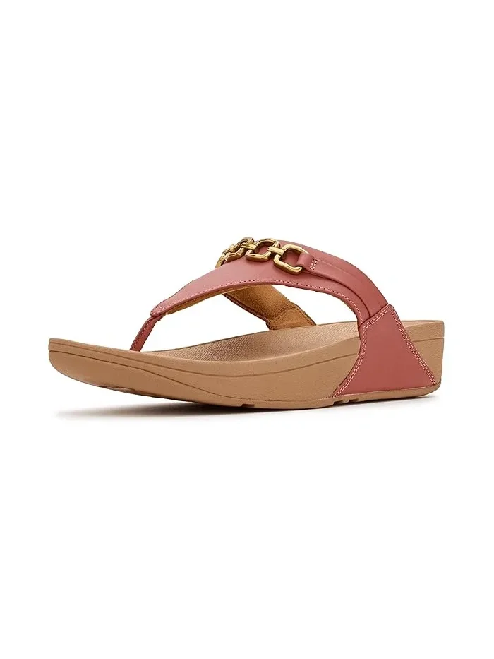 Сандалии с квадратной цепочкой Lulu FitFlop — изображение 1 из 4, розовый