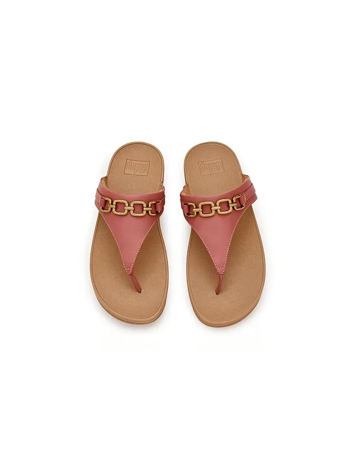Сандалии с квадратной цепочкой Lulu FitFlop — изображение 2 из 4, розовый