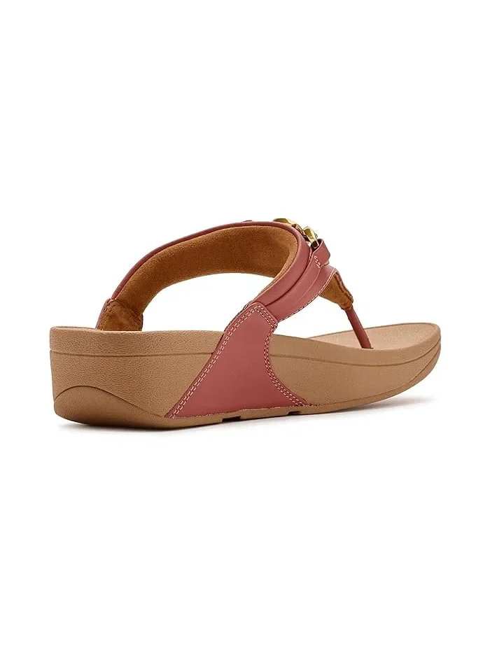 Сандалии с квадратной цепочкой Lulu FitFlop — изображение 3 из 4, розовый