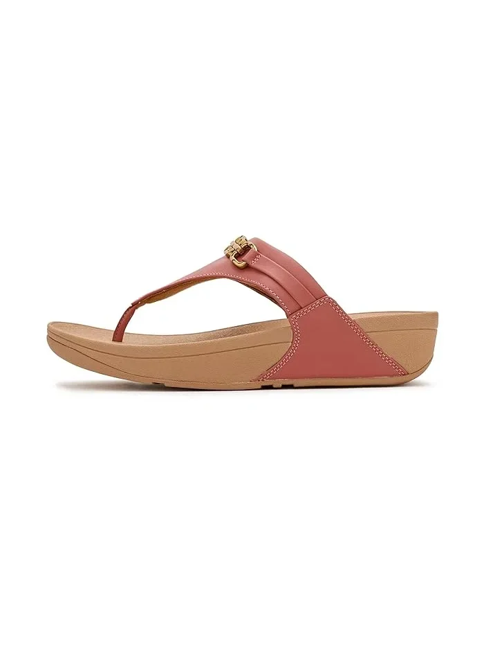 Сандалии с квадратной цепочкой Lulu FitFlop — изображение 4 из 4, розовый