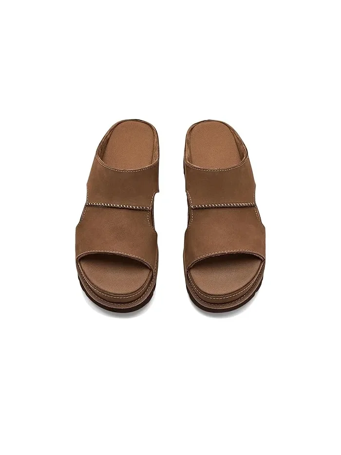 Шлепанцы Goldenstar Hi Cutout UGG — изображение 2 из 4, коричневый