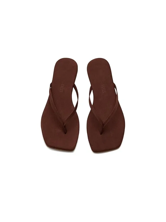 Сандалии Lily с квадратным носком TKEES — изображение 2 из 4, бурбон