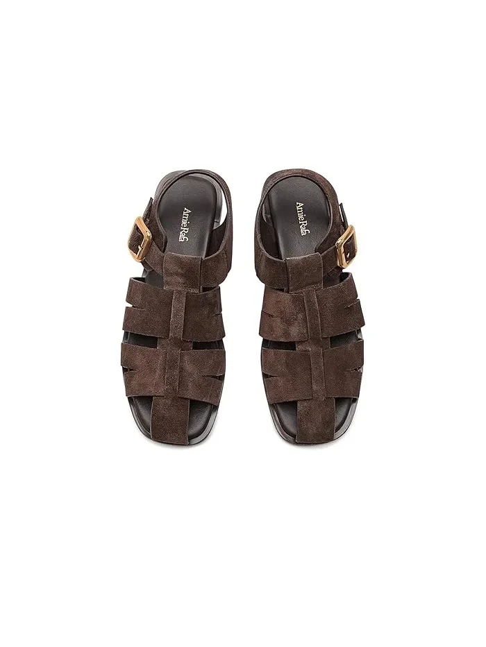 Сандалии Berta Fisherman Sandals Amie Rafa — изображение 2 из 4, коричневый