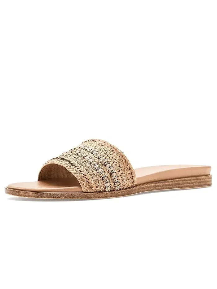 Сандалии с пайетками Destination Seychelles, Natural Faux Leather/Leather — изображение 1 из 4, прозрачный