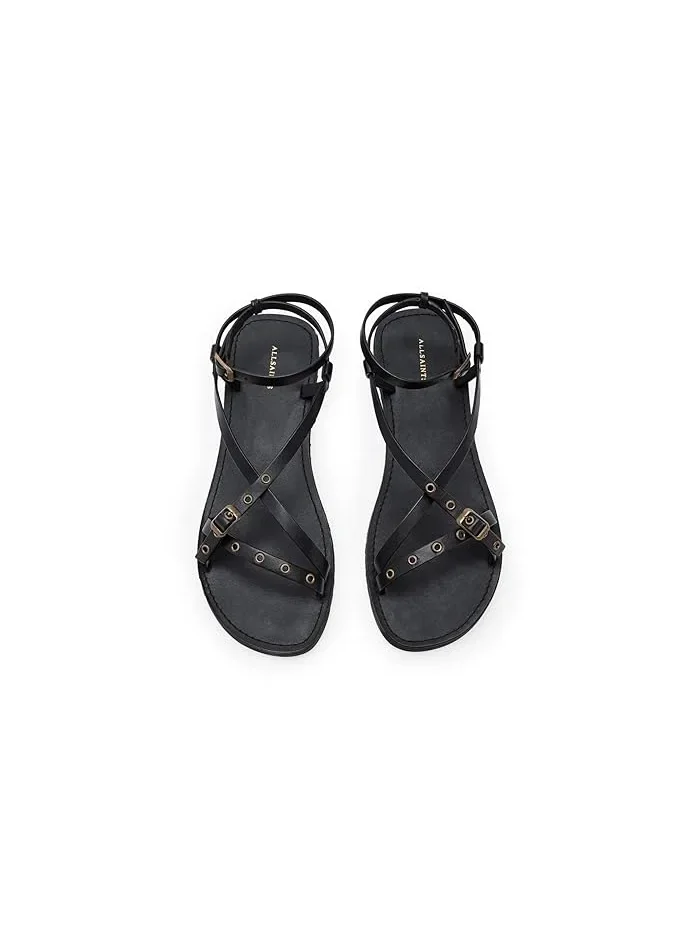 Сандалии Tyla Eyelet AllSaints — изображение 2 из 4, черный