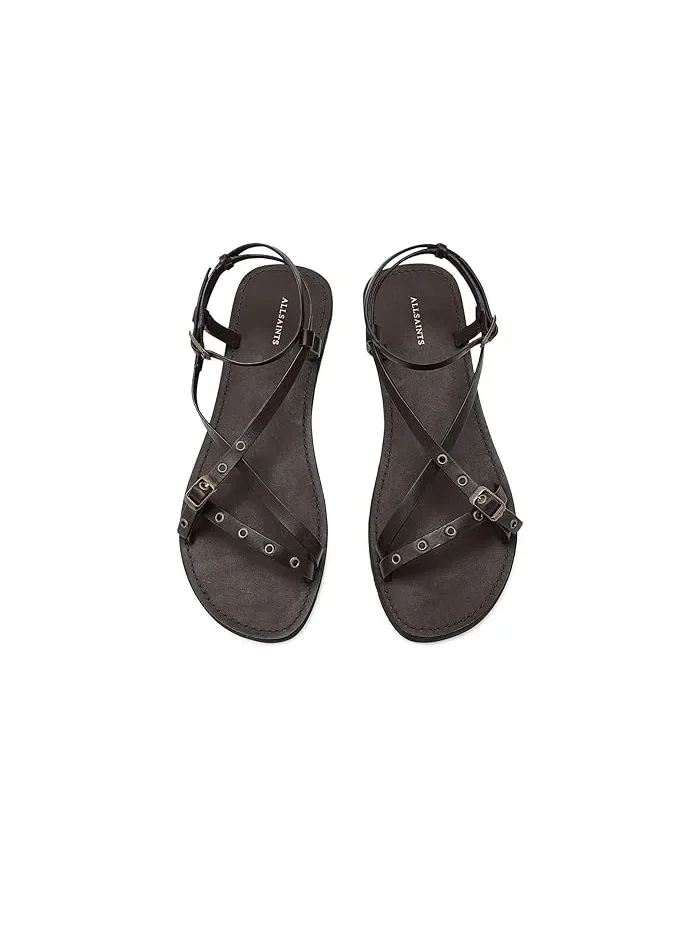 Сандалии Tyla Eyelet AllSaints — изображение 2 из 4, коричневый