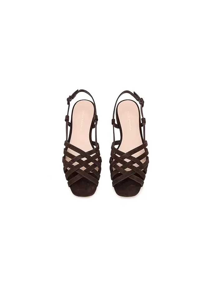Босоножки с оберткой Shelly Wrap Loeffler Randall, Tmoro — изображение 2 из 4, серый нейтральный