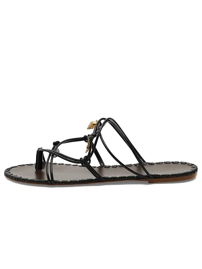 Сандалии с ремешками Sea Flat Sandals FARM Rio — изображение 4 из 4, черный