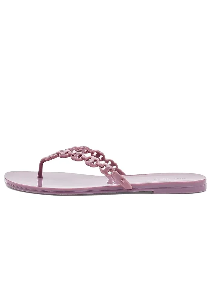 Сандалии с цепочкой Gemini Link Tory Burch — изображение 4 из 4, сиреневый