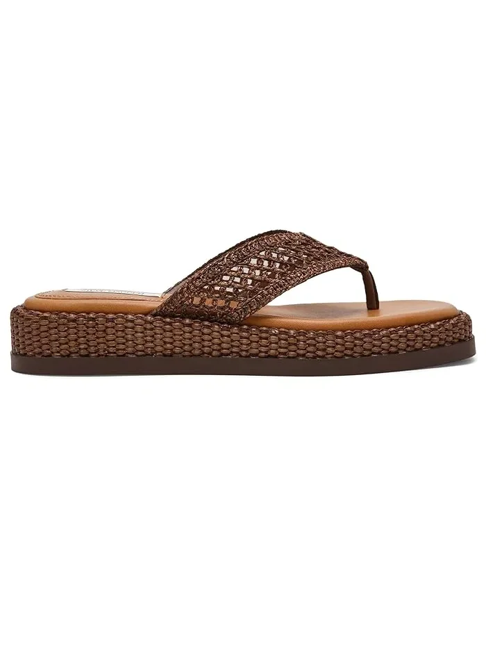 Сандалии с квадратным носком Bella Steve Madden — изображение 4 из 4, коричневый