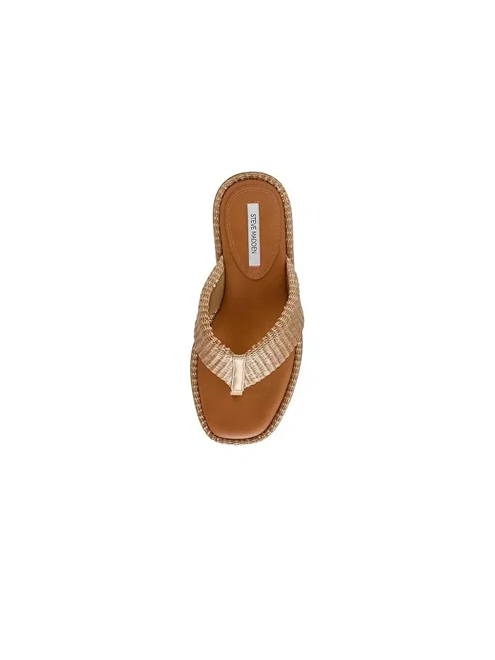 Сандалии с квадратным носком Bella Steve Madden — изображение 2 из 4, золотистый