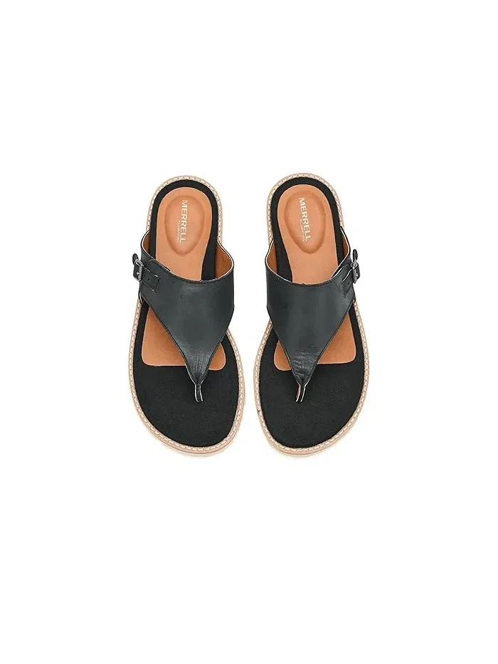 Сандалии кожаные Haven Post Merrell — изображение 2 из 4, черный
