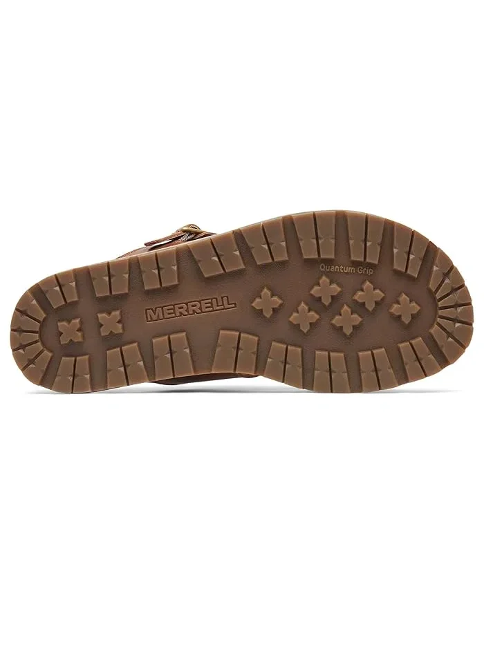 Сандалии кожаные Haven Post Merrell — изображение 3 из 4, карамель