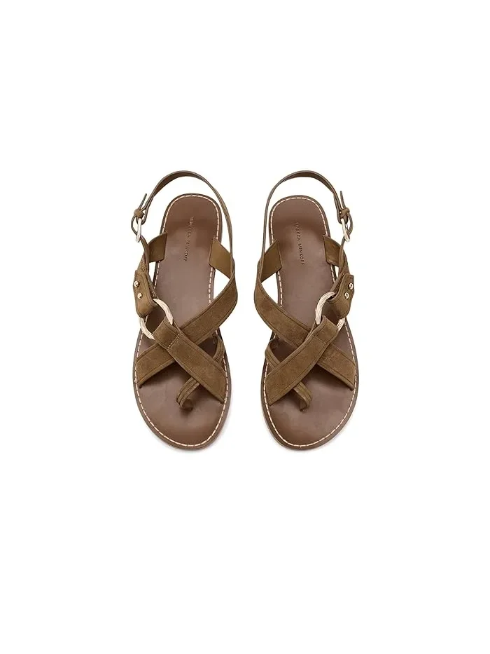 Сандалии с ремешками Jayla Rebecca Minkoff — изображение 2 из 4, ореховый