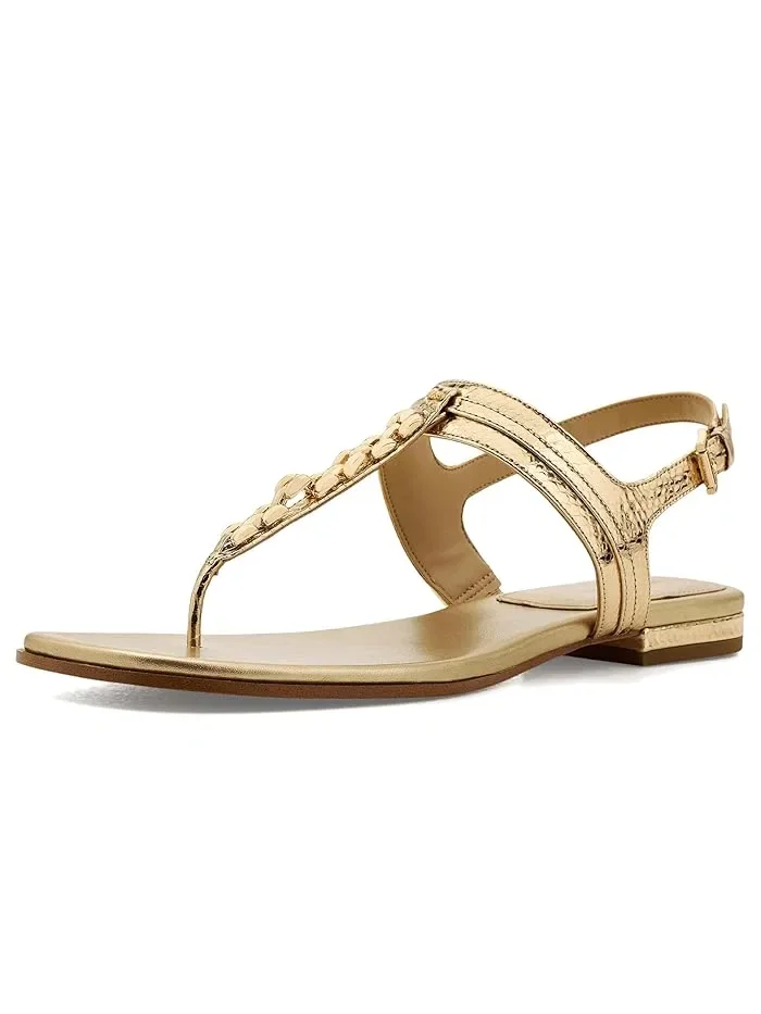 Сандалии Marcia Thong MICHAEL Michael Kors — изображение 1 из 4, бледный золотистый