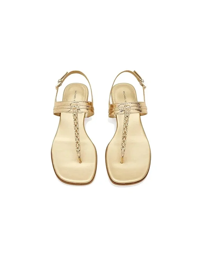 Сандалии Marcia Thong MICHAEL Michael Kors — изображение 2 из 4, бледный золотистый