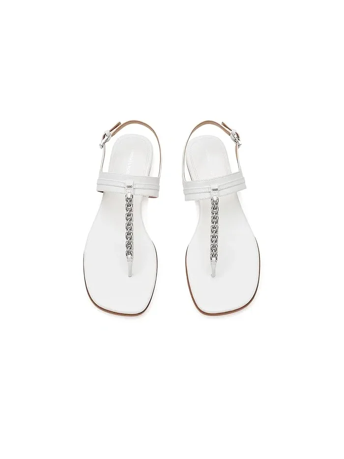 Сандалии с цепочкой Marcia MICHAEL Michael Kors — изображение 2 из 4, белый