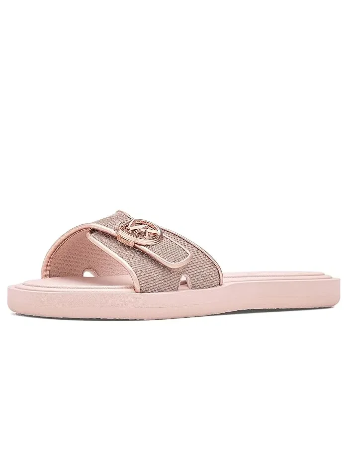 Сандалии с логотипом MK Mk Pool MICHAEL Michael Kors — изображение 1 из 4, черный