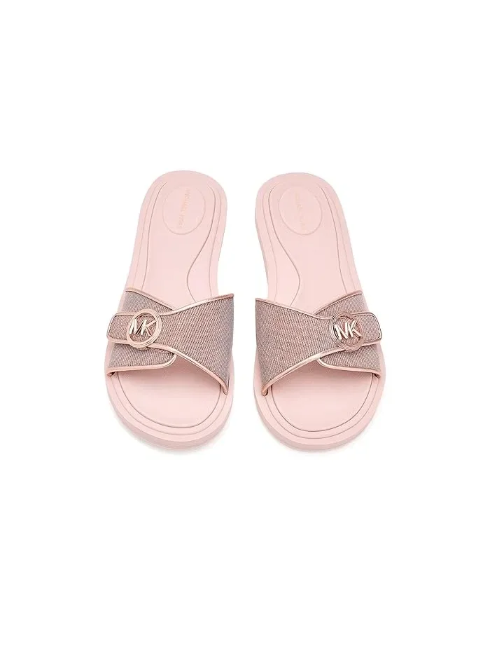 Сандалии с логотипом MK Mk Pool MICHAEL Michael Kors — изображение 2 из 4, черный
