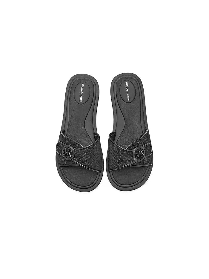 Сандалии с логотипом Mk Pool MICHAEL Michael Kors — изображение 2 из 4, черный